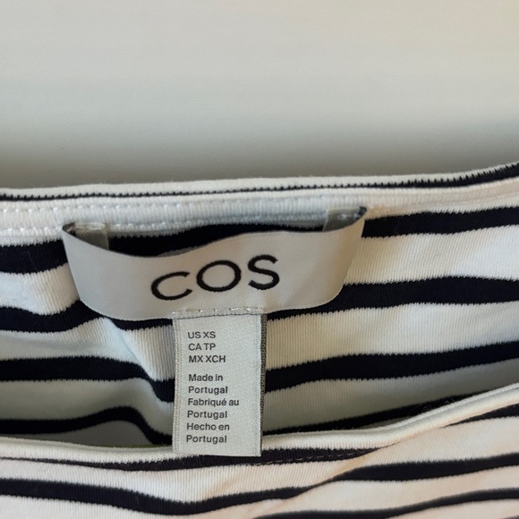 COS Monochrome Striped Tank Top - Picture 2 of 2